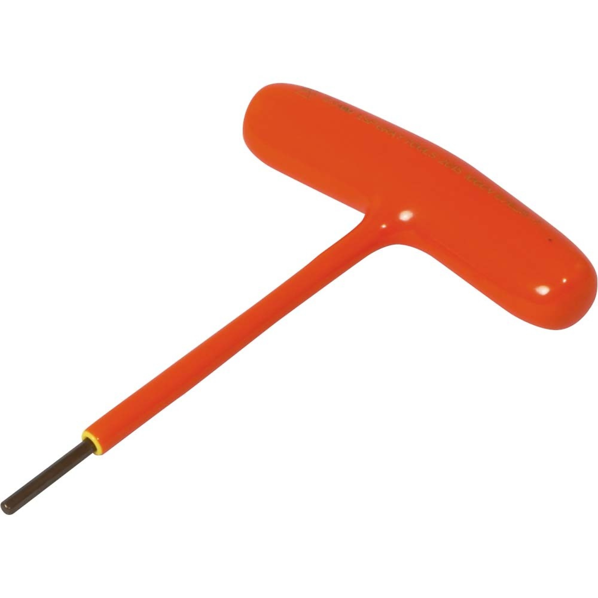 Gray Tools, 2.5mm T-handle S2 Hex Key, 1000V Insulated, Pieces (qty.) 1 Model# 67625-I